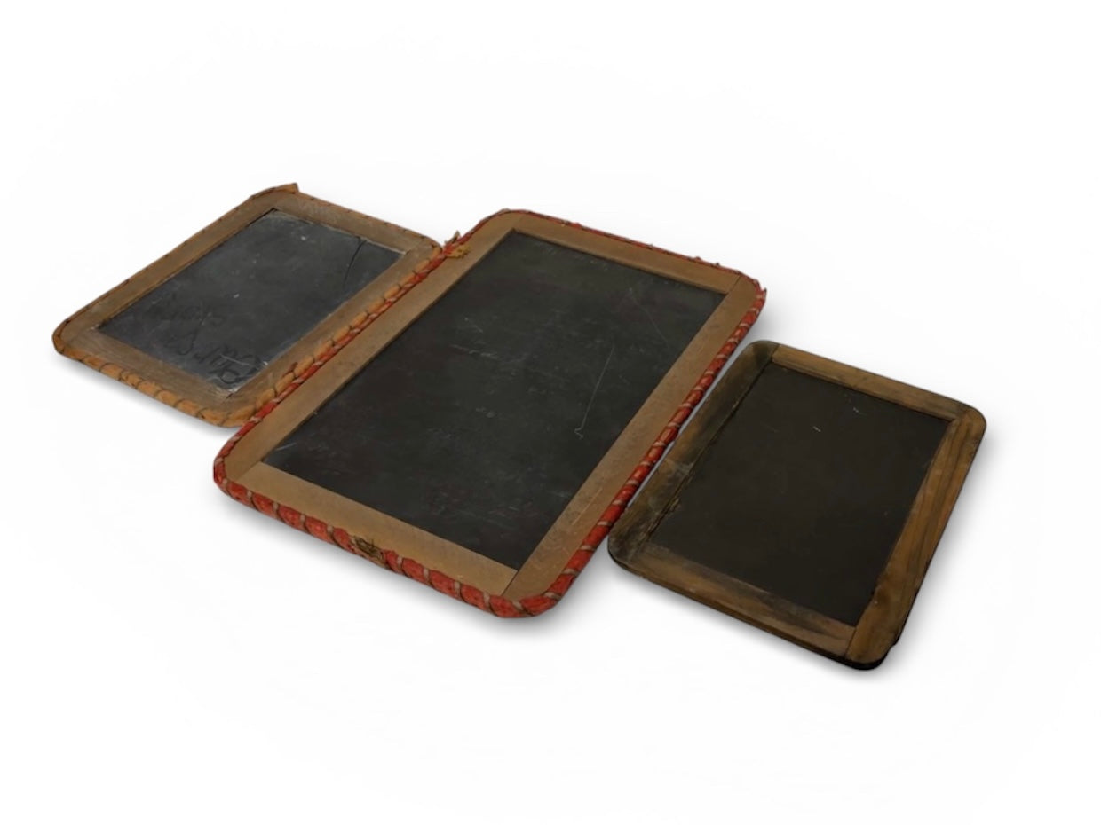 Vintage Schoolhouse Writing Slates – Early 1900s Classroom Set