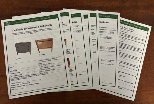 Heirloom Valuation Packet