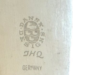 Vintage Dansk Teak Handle Flatware Set with Teak Tray – Mid Century Danish Modern Stainless Steel – 38 Pieces