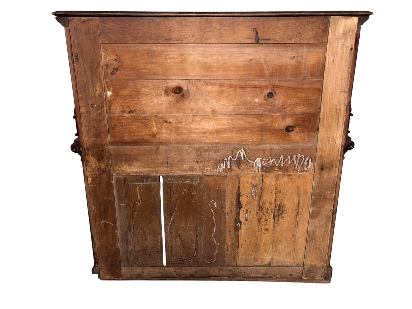 Converted Victorian Pump Organ Desk with Marble Writing Surface (c.1880)