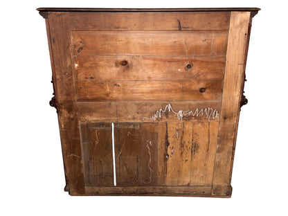Converted Victorian Pump Organ Desk with Marble Writing Surface (c.1880)