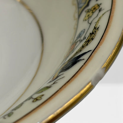 Vintage Bohemia Ceramic Works 2163 Berry Bowl 5.25” Czechoslovakia - Chip