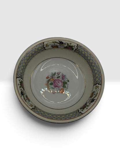 Vintage Bohemia Ceramic Works 2163 Berry Bowl 5.25” Czechoslovakia - Chip
