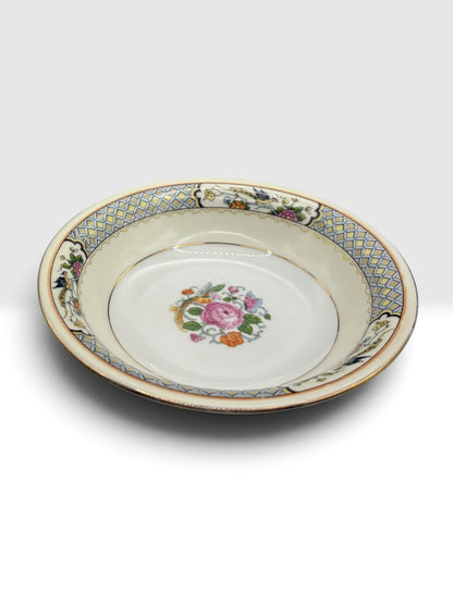 Vintage Bohemia Ceramic Works 2163 Berry Bowl 5.25” Czechoslovakia - Chip