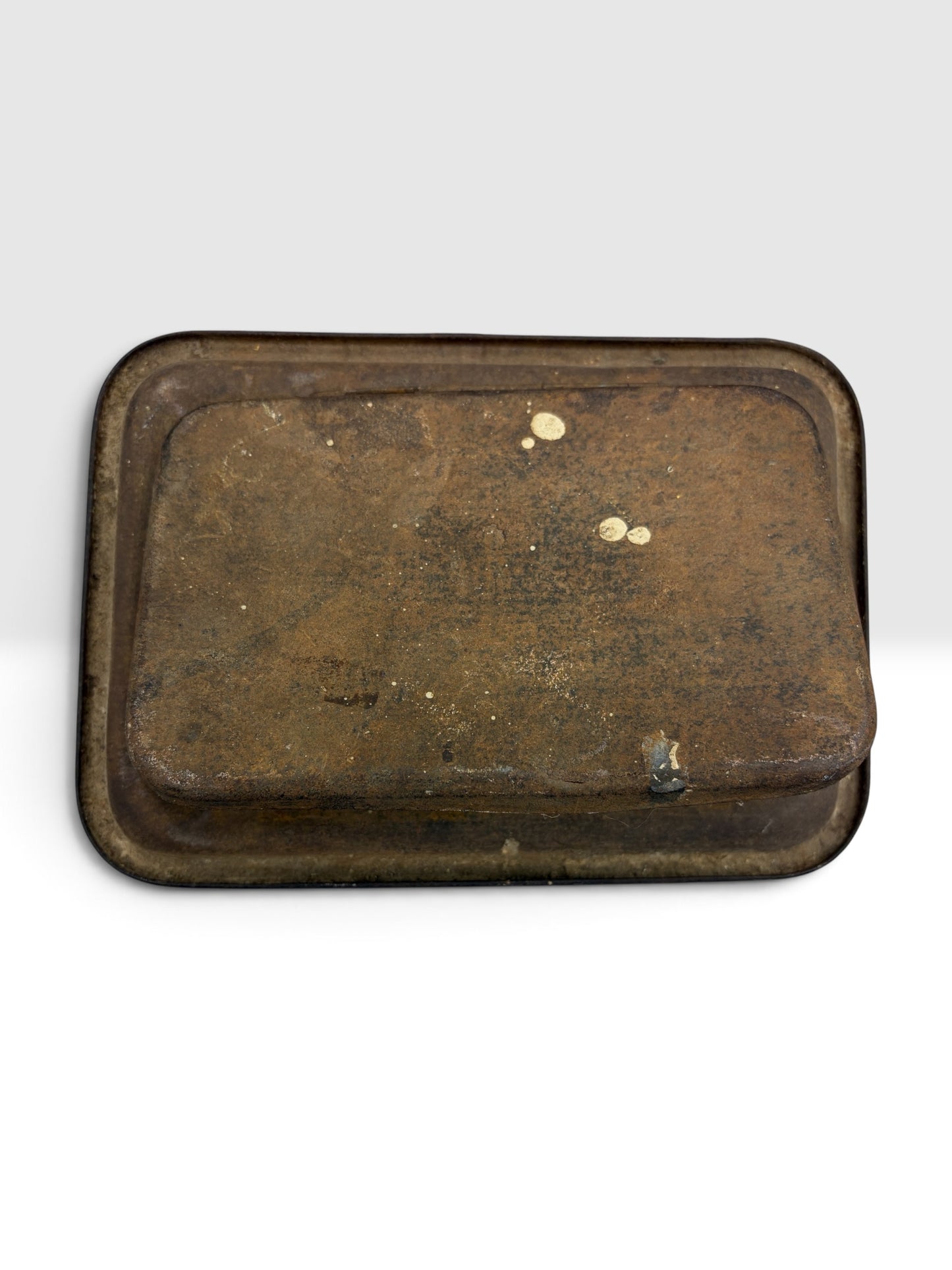 Antique Lithographed Tin Canister with Classical Figures, c. 1900–1920