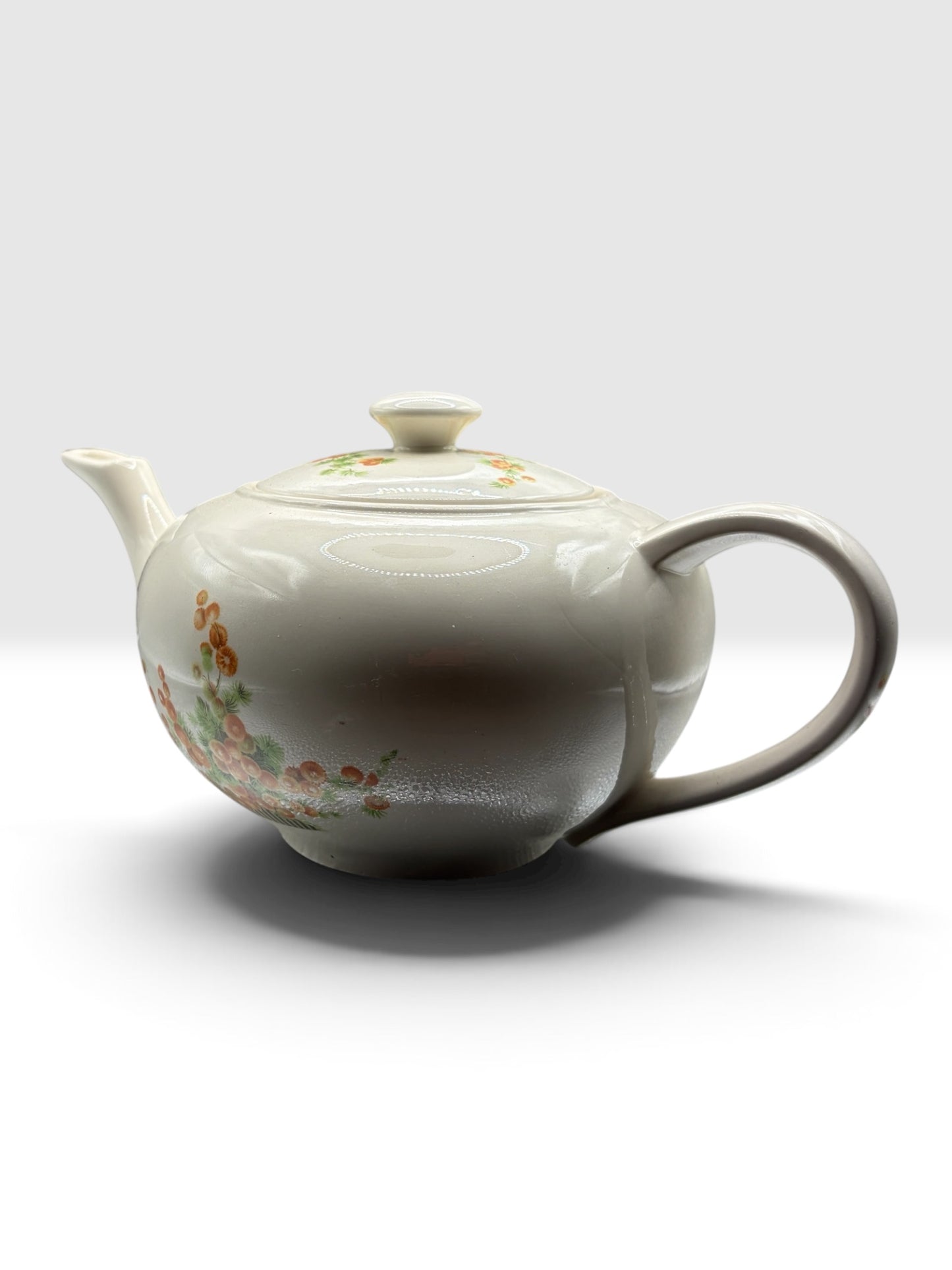 Signed Dorothy Stickney Hand-Decorated Hobby Ceramic Teapot c. 1965–1975