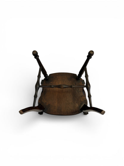 Edwardian Carved Lion-Head Oak Armchair (c. 1905–1915)