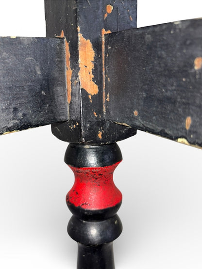 Early 20th Century Country Pub Table with Original Painted Finish