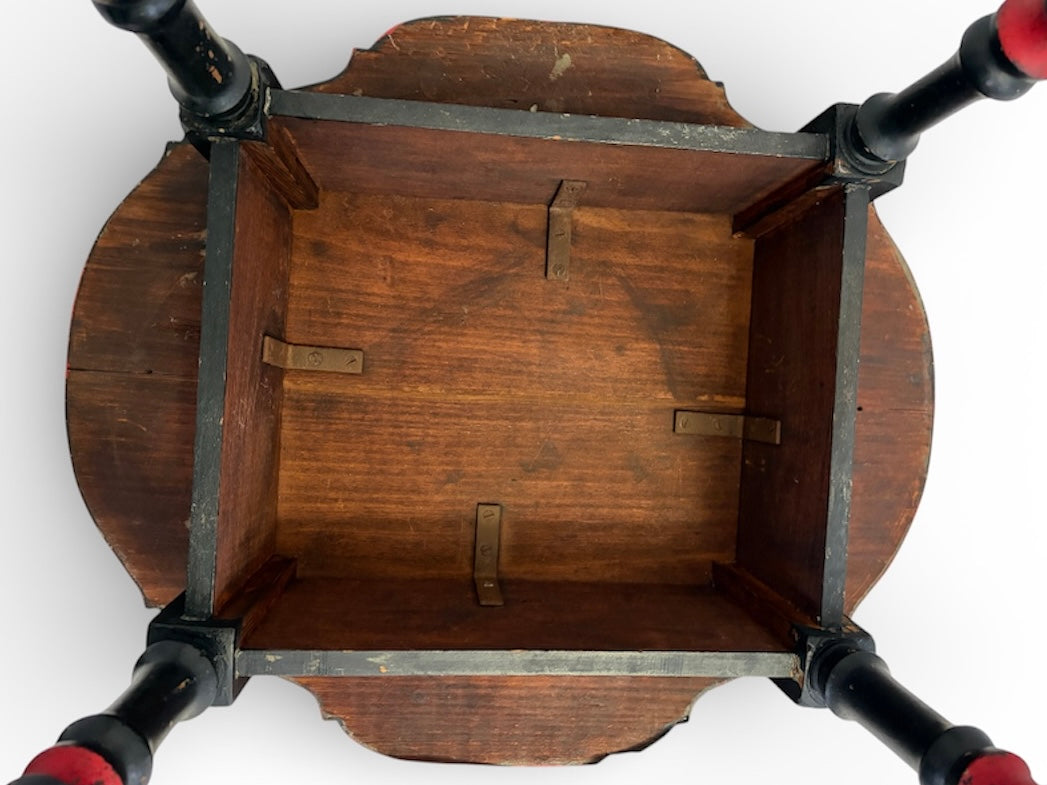 Early 20th Century Country Pub Table with Original Painted Finish