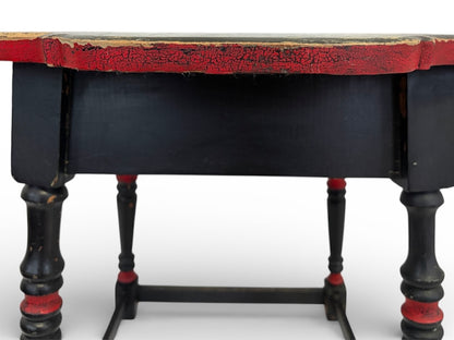 Early 20th Century Country Pub Table with Original Painted Finish