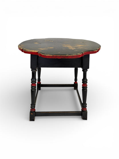 Early 20th Century Country Pub Table with Original Painted Finish