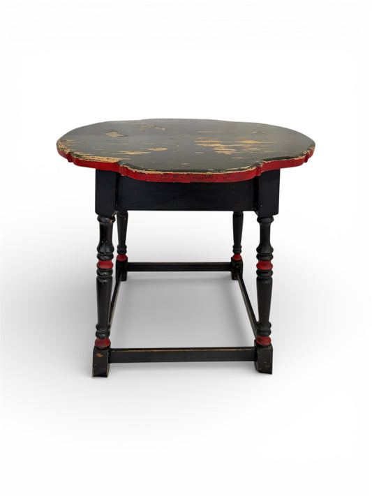 Early 20th Century Country Pub Table with Original Painted Finish