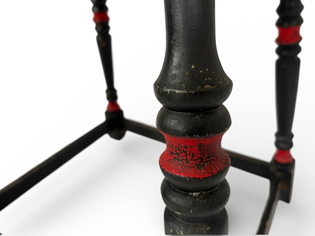 Early 20th Century Country Pub Table with Original Painted Finish