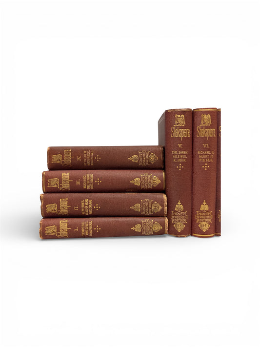 Shakespeare’s Handy-Volume Edition George Routledge & Sons, c. 1890–1910 Complete 13-Volume Antique Set