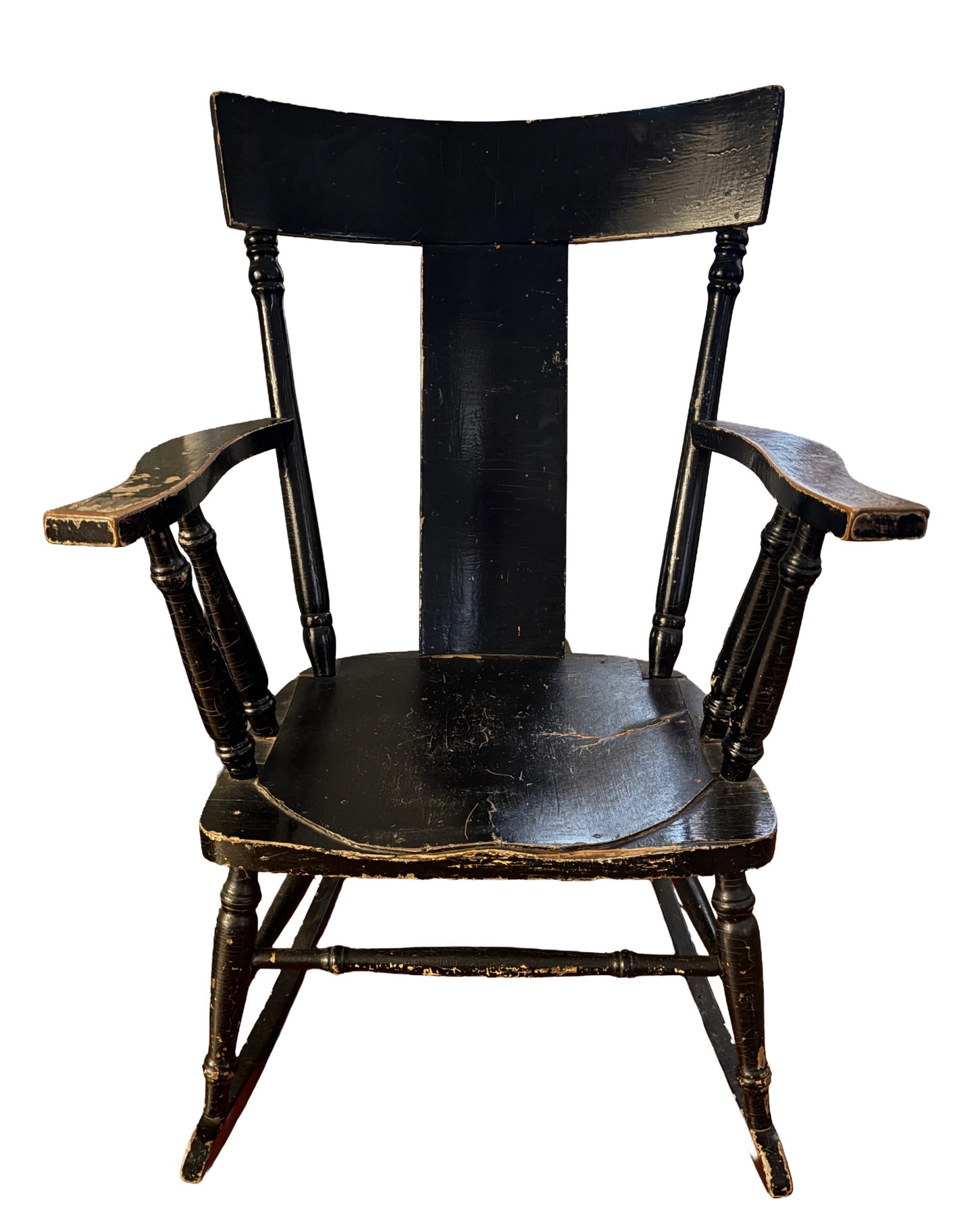 Mid-19th Century American Painted Rocking Chair, c.1850
