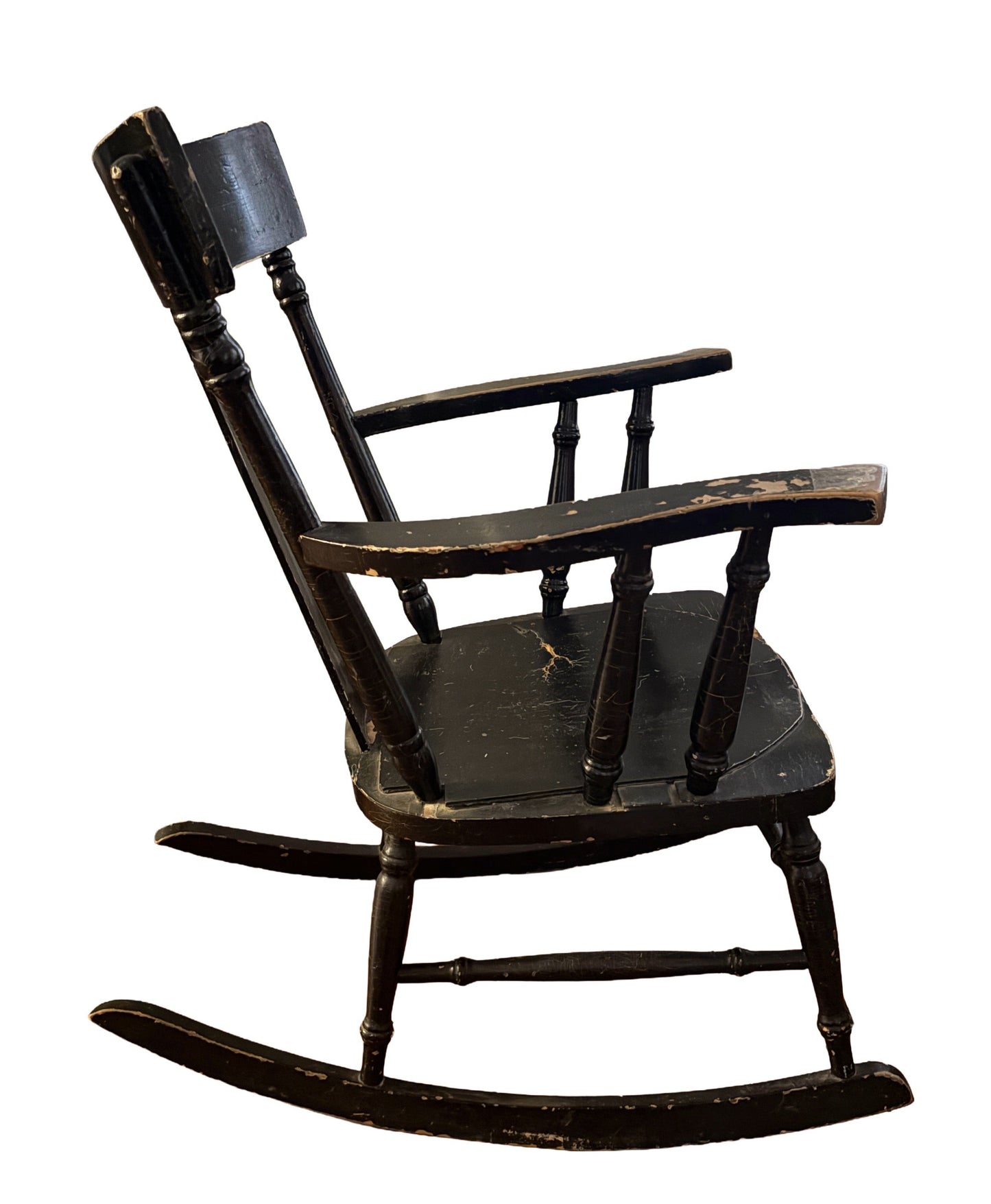 Mid-19th Century American Painted Rocking Chair, c.1850
