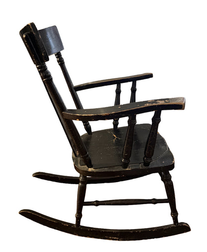 Mid-19th Century American Painted Rocking Chair, c.1850