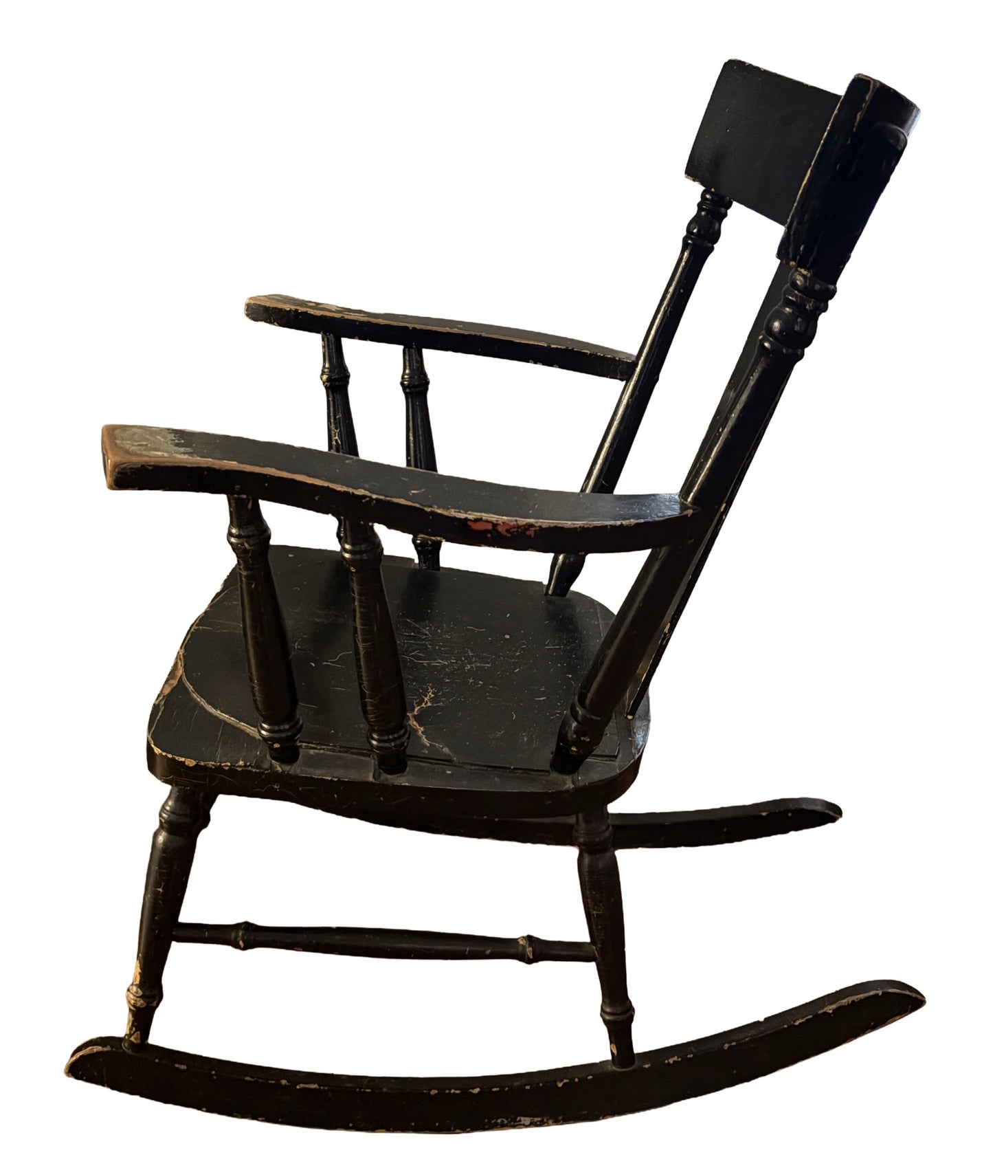 Mid-19th Century American Painted Rocking Chair, c.1850