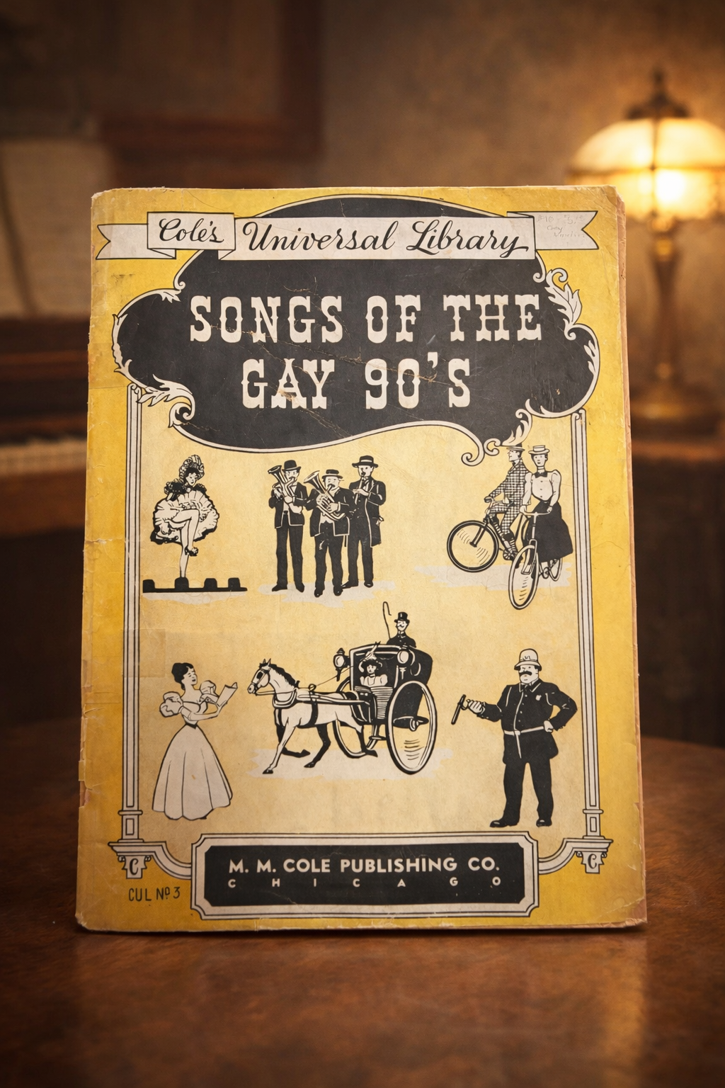 Vintage “Songs of the Gay 90’s” Sheet Music Book | Cole’s Universal Library | 1930s Chicago Songbook